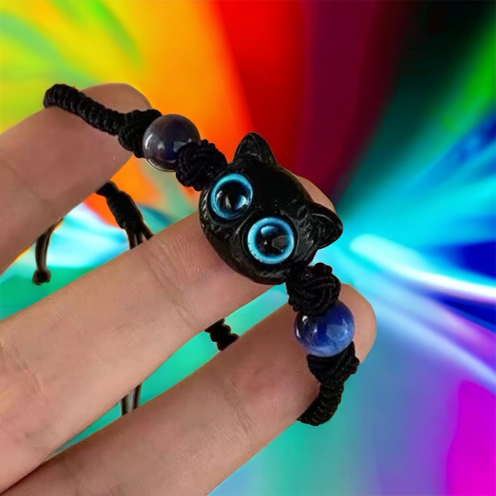 Simple Cute Little Black Cat Charm Adjustable Bracelet
Fashion Exquisite‎